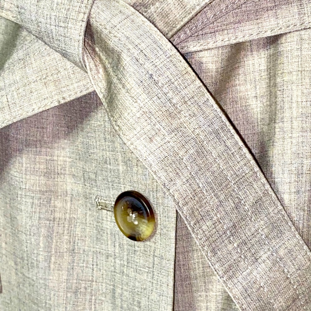 Isaac Mizrahi Tan Button Down Jacket Size 12 - image 6